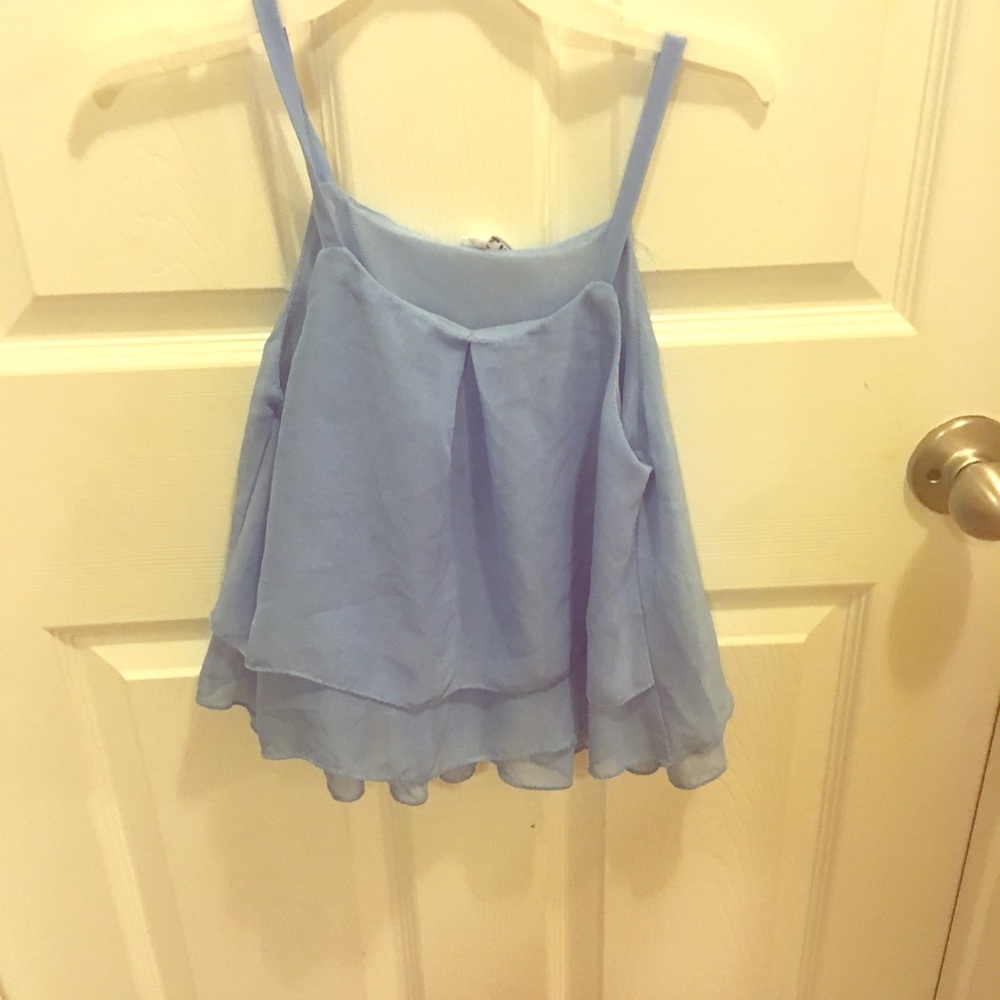 Blue tank top